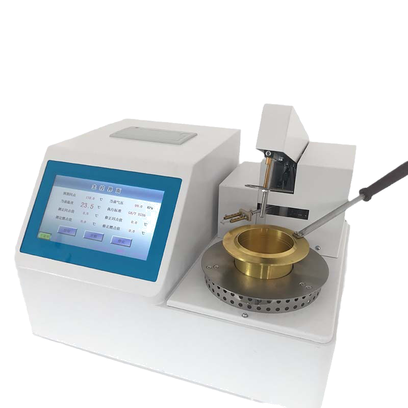 Tester automatico del punto di infiammabilità aperto